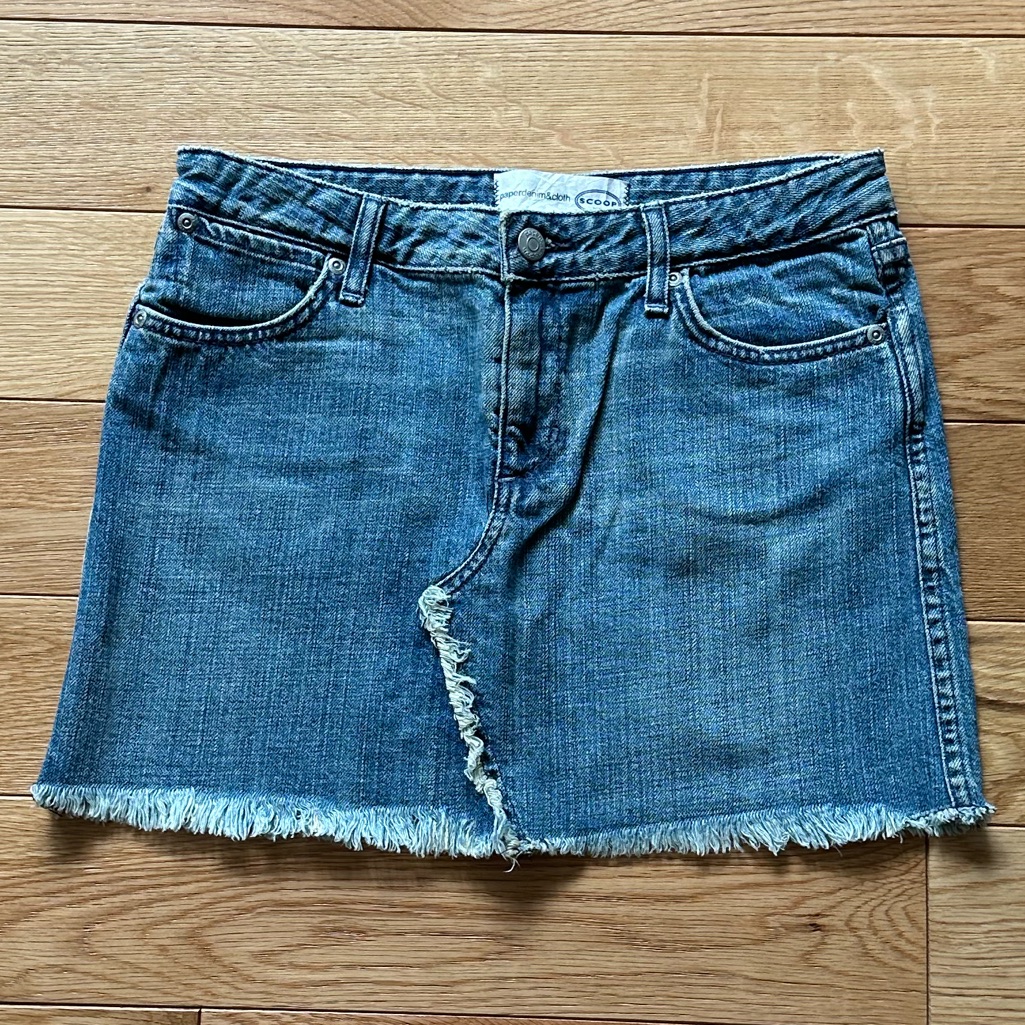 Nwot Paper Denim  Cloth Denim Skirt